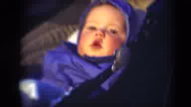 Middletown Pennsylvania (1975): Baby Looking At Camera And Then Off In Distance To