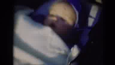 Middletown Pennsylvania (1975): Traveling Baby Shown In Car Seat And Also Look Out