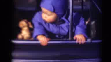 Middletown Pennsylvania (1975): Vintage Clip Of Child With Stuffed Dog