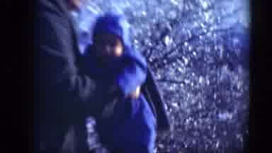 Middletown Pennsylvania (1975): Someone Picks Up A Baby Under Ice Covered Trees