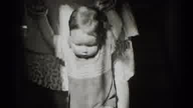 Middletown Pennsylvania (1975): Young Toddler Dancing With Help From Her Parent