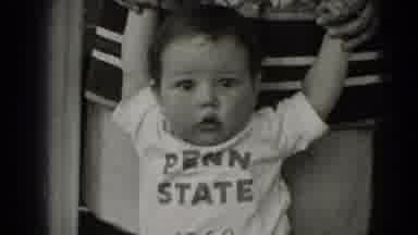 Middletown Pennsylvania (1975): A Baby Boy Walking With His Mom