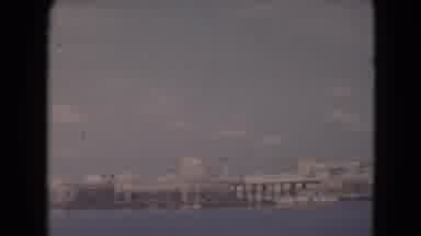 Middletown Pennsylvania (1975): City Skyline Along Beach Of Good Sized City