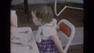 Middletown Pennsylvania (1975): Children Enjoying Lunch Outdoors