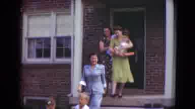 Middletown Pennsylvania (1975): Big Family Reunion Party At Old Family House With