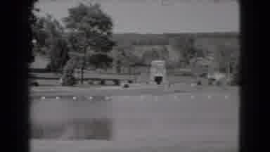 Middletown Pennsylvania (1975): Black And White Video Of A Park With A Huge Sea