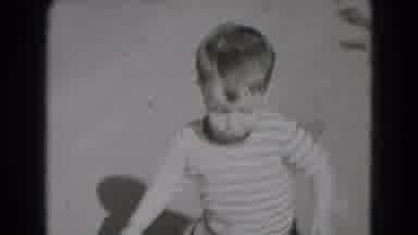 Middletown Pennsylvania (1975): Baby Boy Running To Prepare For A Place Trip
