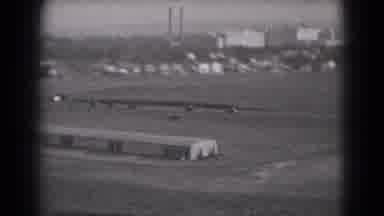 Middletown Pennsylvania (1975): View Of Airplane Taking Off On A Clear Sunny Day