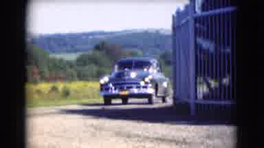 Middletown Pennsylvania (1975): A Person Driving In An Antique Car