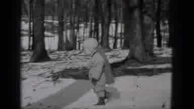 Middletown Pennsylvania (1975): B&W Video Of Child Walking Through Forest