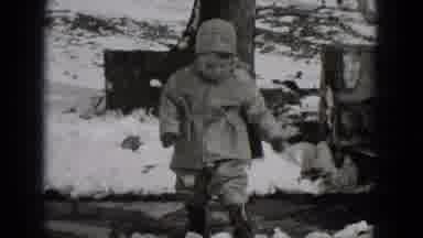 Middletown Pennsylvania (1975): Children Going On The Work Path Both Children Are