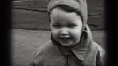 Middletown Pennsylvania (1975): A Small Child Dressed For Chilly Weather Who Might