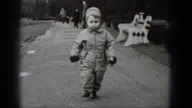 Middletown Pennsylvania (1975): Child Walking In A Park Another Child Walking Down