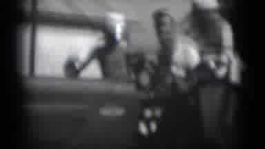Middletown Pennsylvania (1975): Shaking Black And White Movie Of A Man With Three