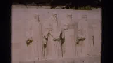 PORTUGAL-1975: Four Stone Sculptures Of Serious Men Or Priests