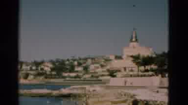 Portugal (1975): A Cityscape With A Large Church Synagogue Or Mosque In The