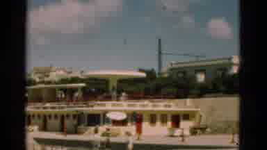 PORTUGAL-1975: A Ship Sitting At A Dock Station With No People On It