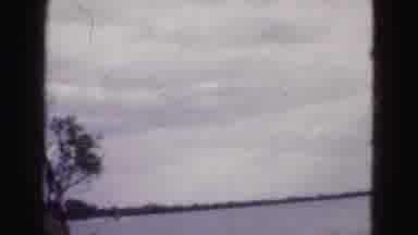 Florida Everglades USA (1975): Water Skiing On A Large Lake Before Life Vests Were
