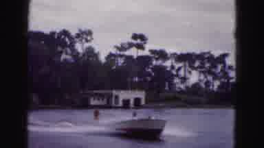Florida Everglades USA (1975): Man Having Fun Out On The Lake