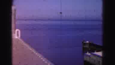 Florida Everglades USA (1975): An Empty Dock Stationed In The Water With No One Or