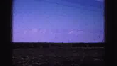 Florida Everglades USA (1975): Grainy Video Of The Sky Power Lines And A Power