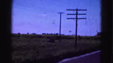 Florida Everglades USA (1975): An Isolated Quiet Road During Twilight