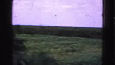 Florida Everglades USA (1975): Large Clearing With Lone House At Sunset