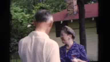 Somerset Kentucky USA (1975): Three Older People Talking And Having A Drink