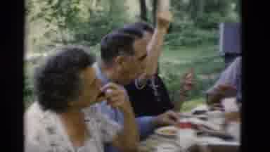 Somerset Kentucky USA (1975): Several Older Men And Women Sit Together To Talk And