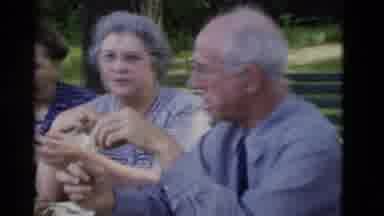 Somerset Kentucky USA (1975): Family Or Friends At A Picnic Table At The Park