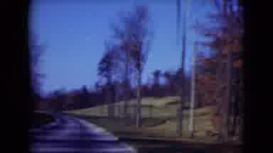 Middletown Pennsylvania (1975): Driving Along Tree Lined Roads