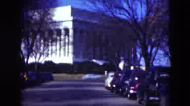 Middletown Pennsylvania (1975): Driving Closer To A Very Large White Building With