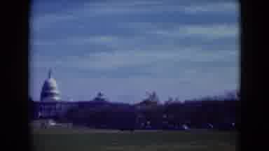 Middletown Pennsylvania (1975): Pan Of The Capitol Building In Washington Dc