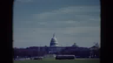 Middletown Pennsylvania (1975): Far View Of Capitol Hill In Washington Dc With A