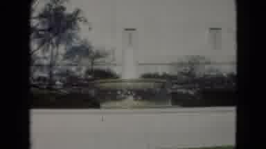 Middletown Pennsylvania (1975): Outdoor Fountain Flows In Front Of Industrial