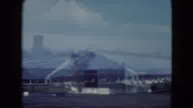 Middletown Pennsylvania (1975): A View Of A Boat Stop And The Surrounding Area