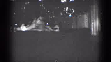 Middletown Pennsylvania (1975): Black And White Film Of Christmas Decorations The