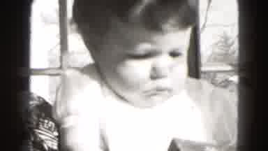 Middletown Pennsylvania (1975): Chubby Cheeked Toddler With Brown Hair Transitions