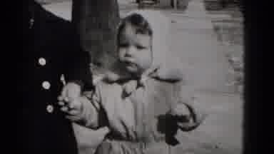 Middletown Pennsylvania (1975): Two Children Holding Hands Walking Towards The