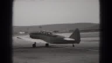 Middletown Pennsylvania (1975): Single Engine Airplane Taxiing Along On A Tarmac