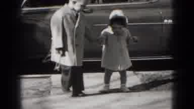 Middletown Pennsylvania (1975): Two Toddlers And A Woman Holding A Small Child All