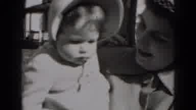 Middletown Pennsylvania (1975): Having Fun Exploring An Outside Adventure With Mom