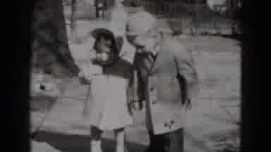 Middletown Pennsylvania (1975): Well-Dressed Little Boy And Little Girl Holding