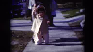 Middletown Pennsylvania (1975): A Little Baby Walking Down The Street