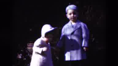 Middletown Pennsylvania (1975): Vintage Film Of Brother And Sister Dressed Up