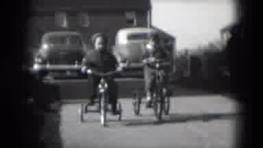 Middletown Pennsylvania (1975): Two Young Children Bundled In Coats And Hats