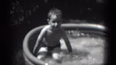 Middletown Pennsylvania (1975): Children Running And Playing In The Yard And