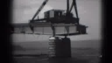 Middletown Pennsylvania (1975): View Of Water Under Bridge Structure On A Clear