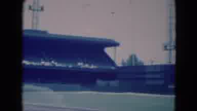 Middletown Pennsylvania (1975): Awesome View Of Open Baseball Field Seconds Before