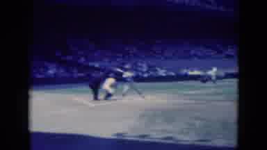 Middletown Pennsylvania (1975): After A Baseball Player Swings The Bat And Hits A